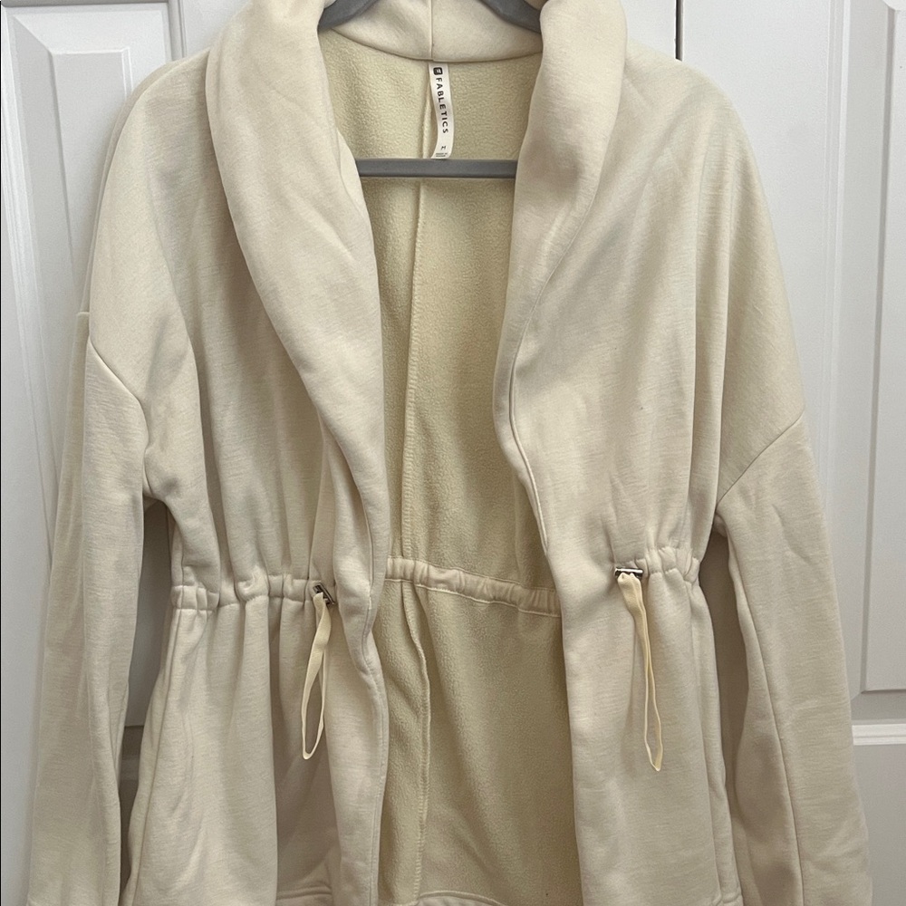 Women's Cream Teddy Jacket